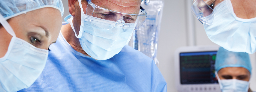 Plastic Surgeon conducting Plastic Surgery under General Anaesthesia